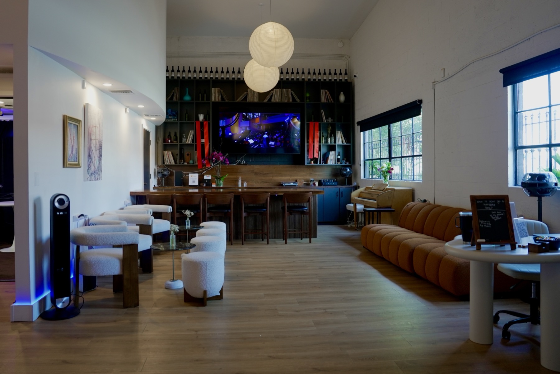 The lounge at The Recording Club