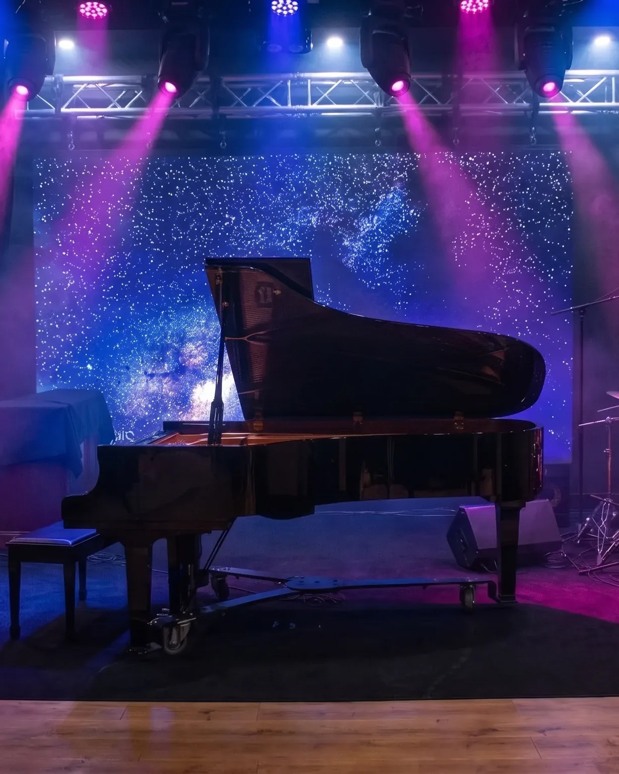 The live stage